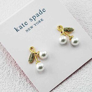 Kate Spade Pearl Cherry Stud Earrings